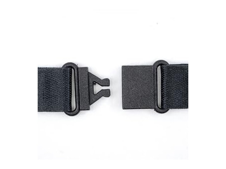 AVERY Tour de cou, en rPET, 440 x 15 mm, noir