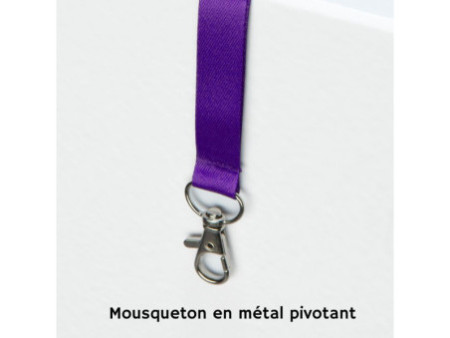 AVERY Tour de cou, en rPET, 440 x 15 mm, lilas