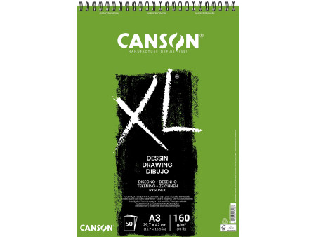 CANSON Bloc à croquis et études XL DESSIN, A3