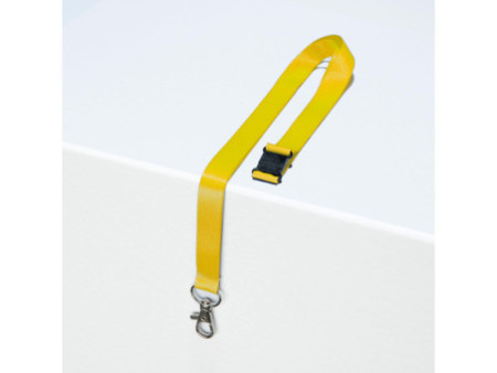 AVERY Tour de cou, en rPET, 440 x 15 mm, jaune