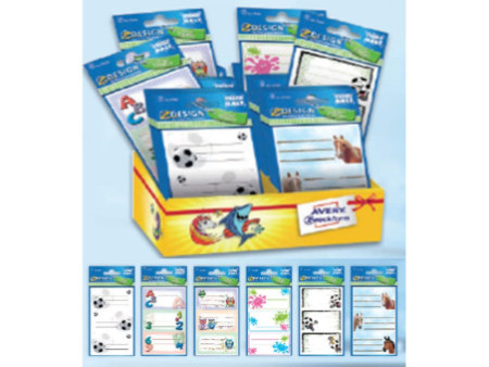AVERY Zweckform ZDesign Assortiment étiquettes enfant SCHOOL