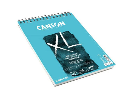 CANSON Bloc à croquis et études XL Aquarelle, A4