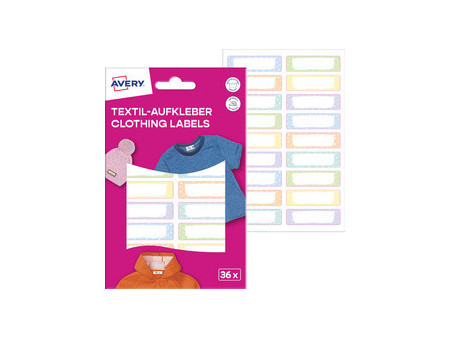 AVERY Étiquette pour textile, 13 x 45 mm, blanc
