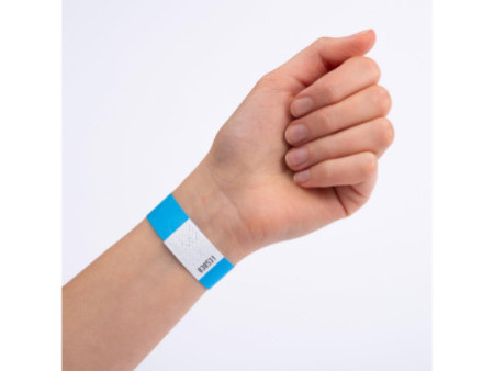 AVERY Bracelet imprimable, 256 x 19 mm, bleu fluo