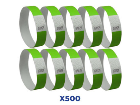 AVERY Bracelet imprimable, 256 x 19 mm, vert fluo