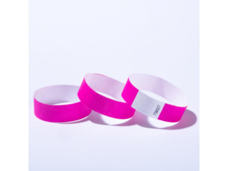 AVERY Bracelet imprimable, 256 x 19 mm, rose fluo