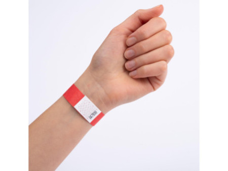 AVERY Bracelet imprimable, 256 x 19 mm, rouge fluo