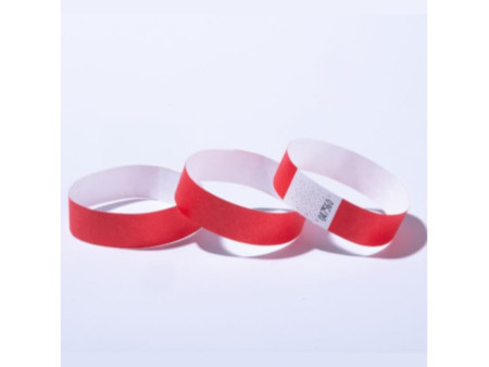 AVERY Bracelet imprimable, 256 x 19 mm, rouge fluo