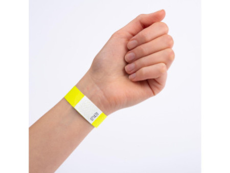 AVERY Bracelet imprimable, 256 x 19 mm, jaune fluo