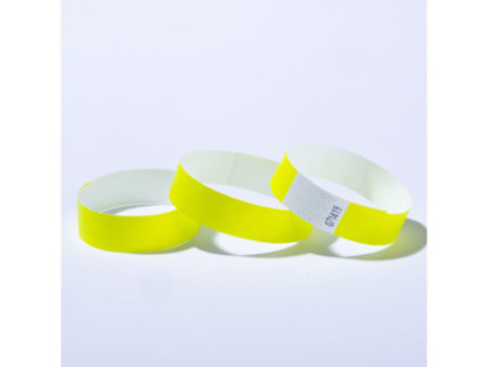 AVERY Bracelet imprimable, 256 x 19 mm, jaune fluo