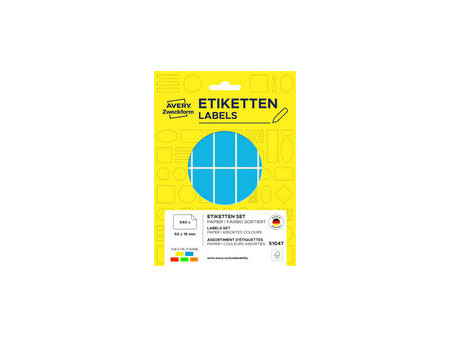 AVERY Zweckform Étiquette multi-usage, 98 x 51 mm, coloré