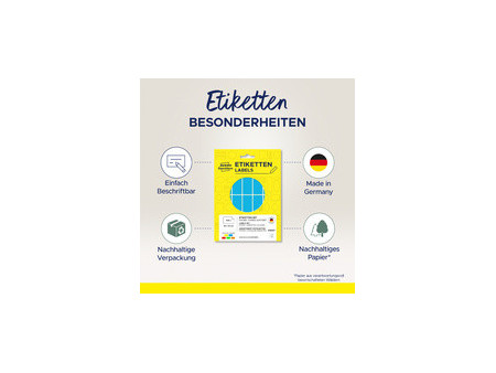AVERY Zweckform Étiquette multi-usage, 98 x 51 mm, coloré
