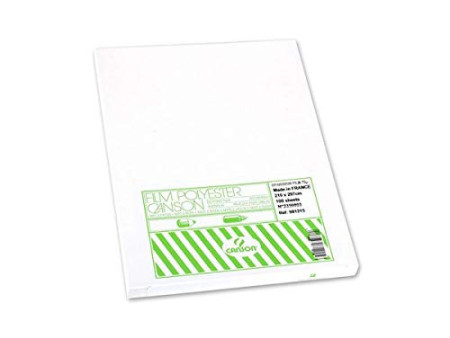 CANSON Film polyester mat sur 2 faces, A4, 75 microns