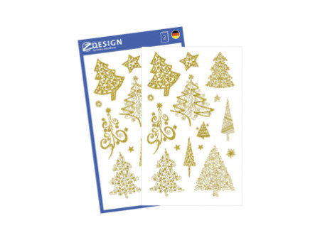 AVERY Zweckform ZDesign Stickers de Noël 'Arbres'