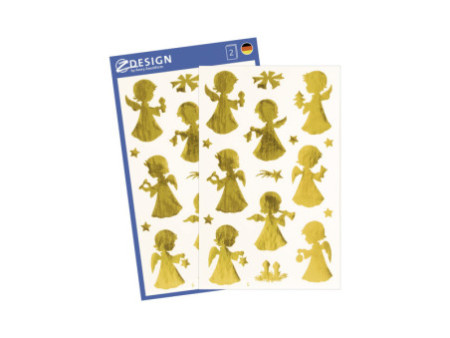 AVERY Zweckform ZDesign Stickers de Nöel 'Anges dorés'