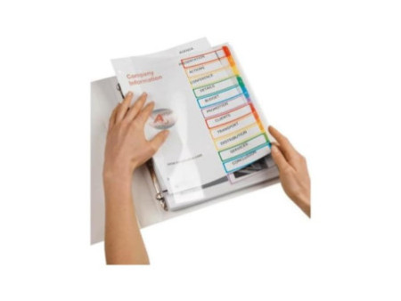 AVERY Intercalaires Readyindex, PP, 12 touches, A4