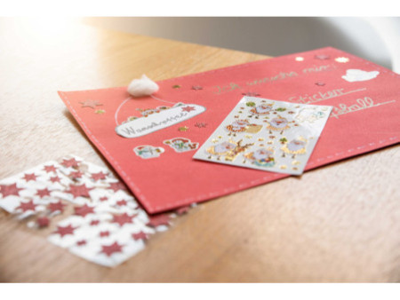AVERY Zweckform ZDesign Sticker de Noël 'Etoile', présentoir