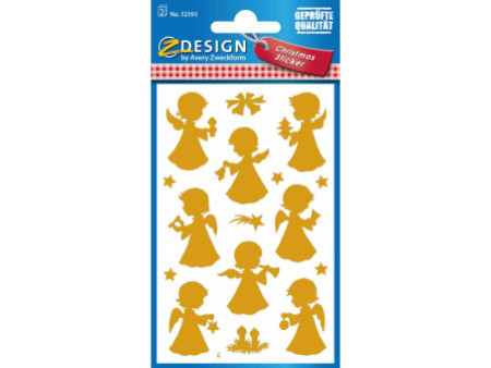 AVERY Zweckform ZDesign Sticker de Noël 'Ange', présentoir