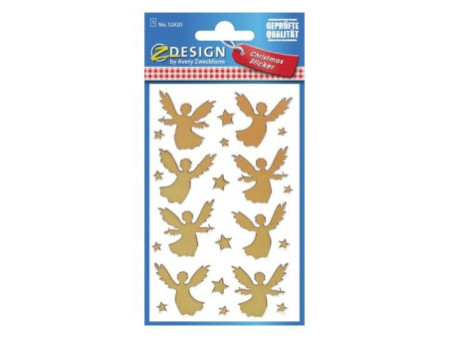 AVERY Zweckform ZDesign Sticker de Noël 'Ange', présentoir