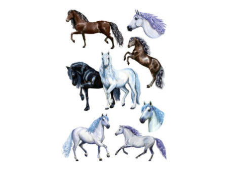 AVERY Zweckform Z-Design Sticker 'Chevaux dessinés'