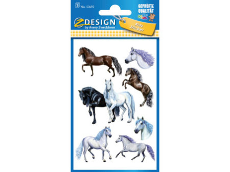 AVERY Zweckform Z-Design Sticker 'Chevaux dessinés'