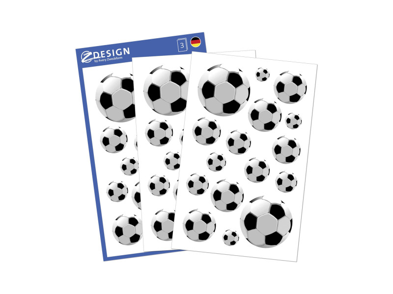 AVERY Zwerckform Sticker ZDesign KIDS 'Football'