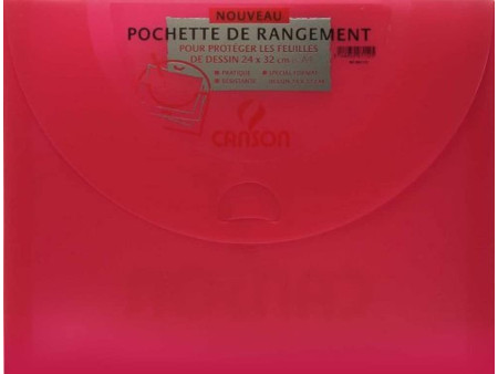 CANSON Pochette de rangement à dessin, en PP, 270 x 350 mm