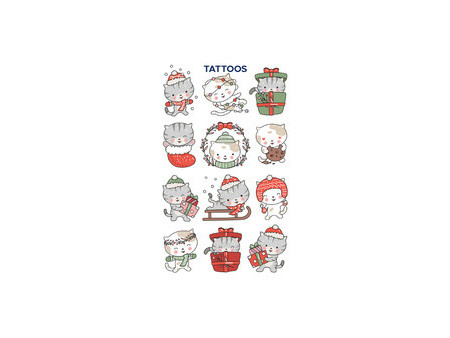 ZDesign KIDS Tatouages de Noël 'Bonhomme de neige'