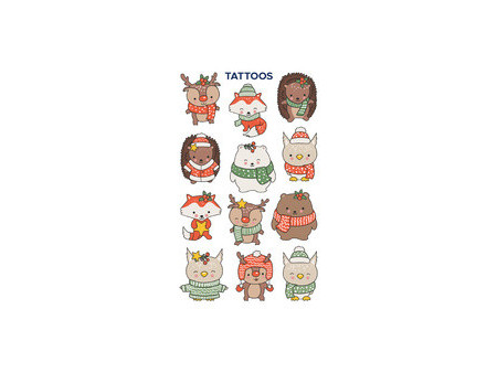 ZDesign KIDS Tatouages de Noël 'Étoiles'