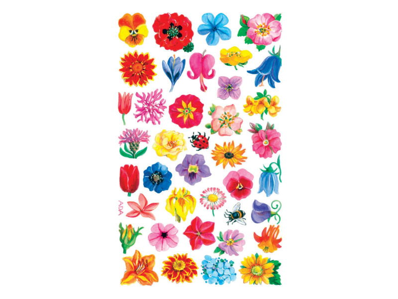 ZDesign CREATIVE Sticker 'fleurs', coloré