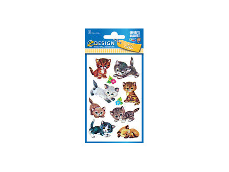 ZDesign KIDS Sticker 'chatons', coloré