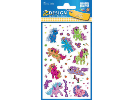 ZDesign KIDS Sticker glitter 'licorne', coloré
