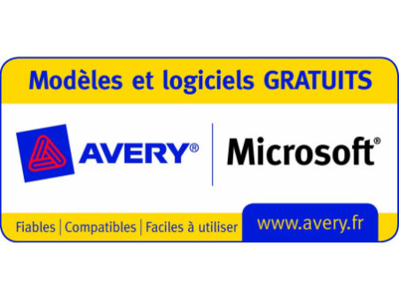 AVERY Intercalaires double pochette, 6 touches, PP