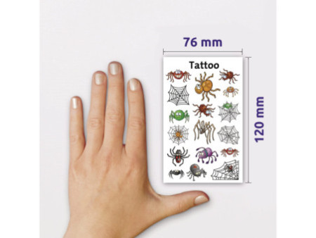 ZDesign KIDS Tatouage enfants 'araignées', coloré