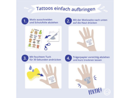 ZDesign KIDS Tatouage enfants 'araignées', coloré