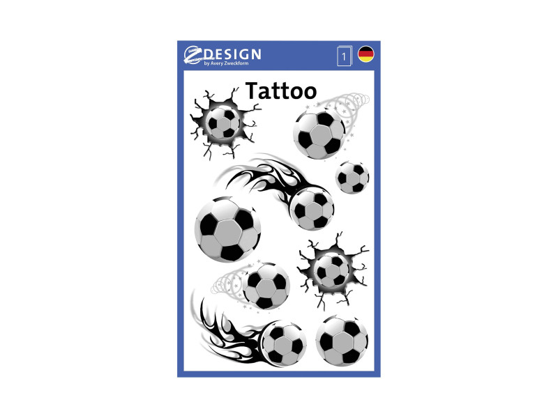 ZDesign KIDS Tatouages 'football'