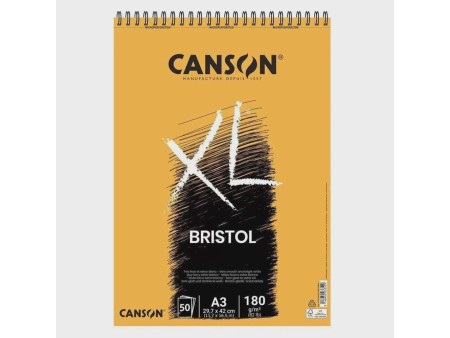 CANSON Bloc à croquis et études XL Bristol, A3