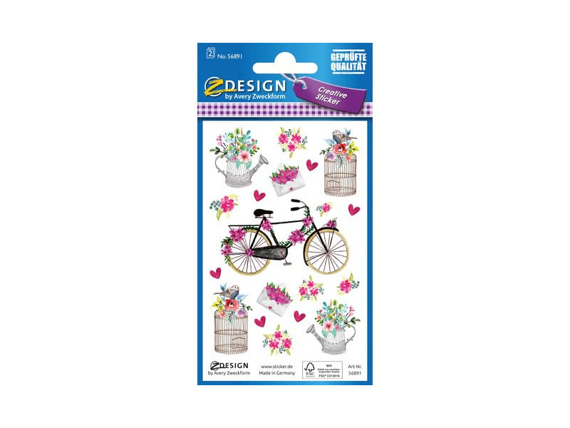 ZDesign CREATIVE Sticker 'déco florale'