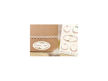 AVERY Zweckform ZDesign Sticker de Pâques 'Animaux bohème'