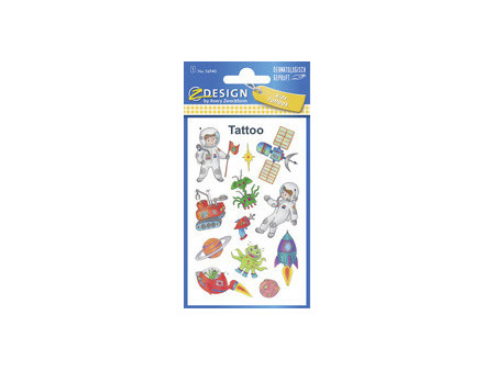 AVERY Zweckform ZDesign KIDS Tatouages 'Espace'