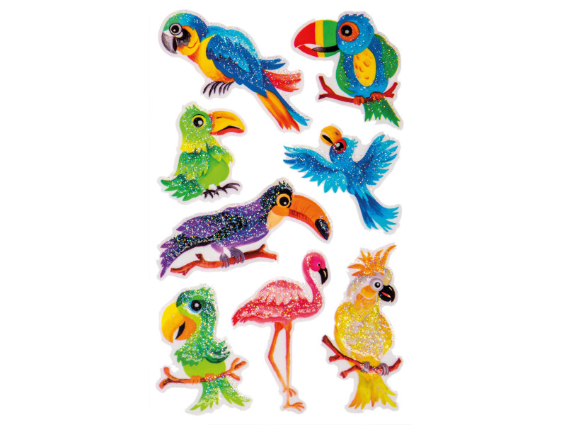 ZDesign KIDS Sticker glitter 'oiseaux'