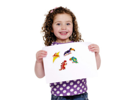 ZDesign KIDS Sticker glitter 'oiseaux'