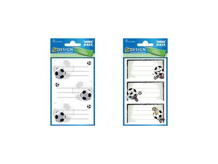 AVERY Zweckform ZDesign Etiquettes pour livres 'football'