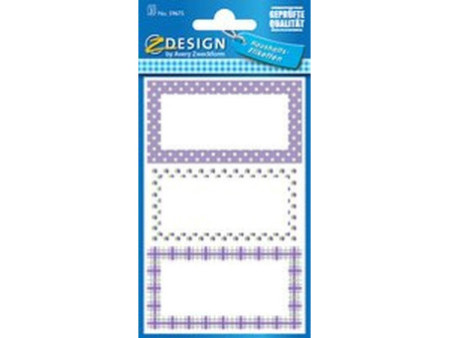 AVERY Zweckform Z-Design Etiquettes de ménage 'cadre bleu'