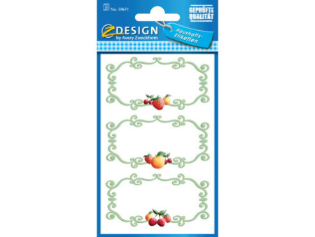 AVERY Zweckform Z-Design Etiquettes de ménage 'cadre design'