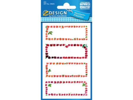 ZDesign HOME Étiquette de cuisine 'baies & cerises'
