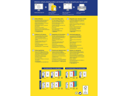 AVERY Zweckform Etiquette pour dos de classeur, 59 x 192 mm