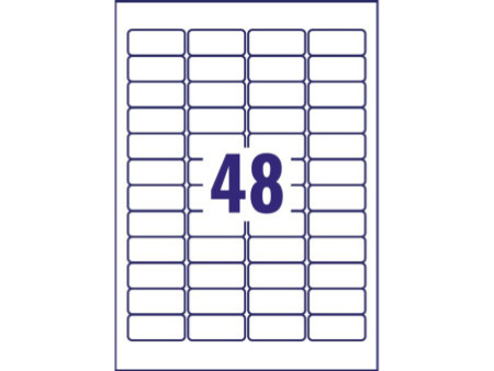 AVERY Etiquette de sécurité, 45,7 x 21,2 mm, blanc