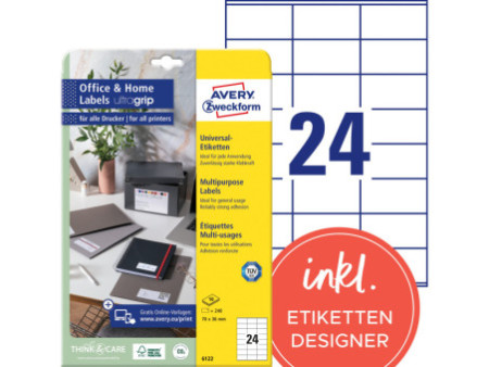 AVERY Zweckform Etiquette universelle Office&Home