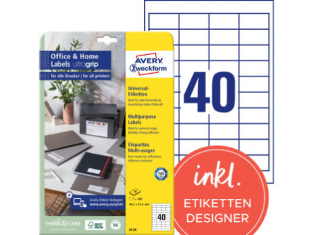 AVERY Zweckform Etiquette universelle Office&Home